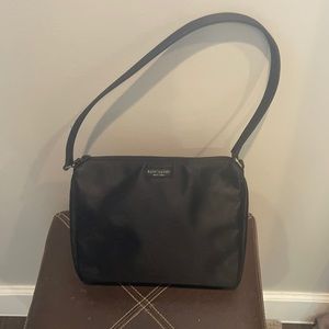 Kate Spade Black Nylon Box Purse